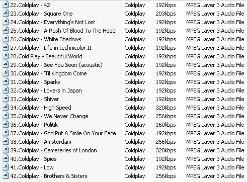 coldplay greatest hits album