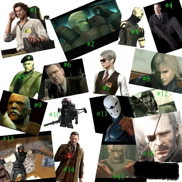 Metal Gear Solid Characters By Picture 2 Quiz By Colangees