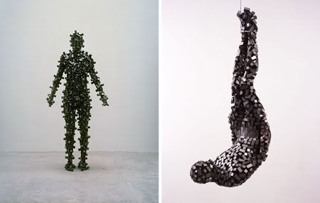 Sculptures by Antony Gormley