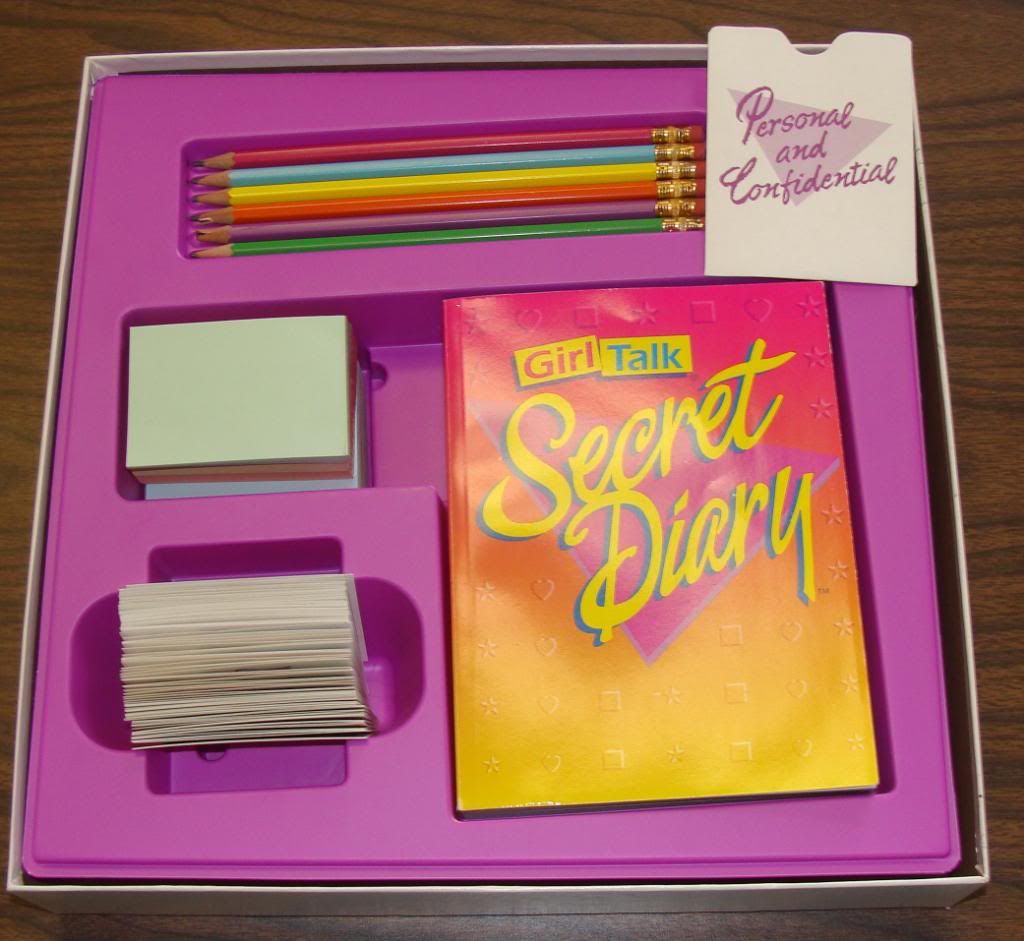 Details about Girl Talk Secret Diary 1991 Golden Board Game Complete