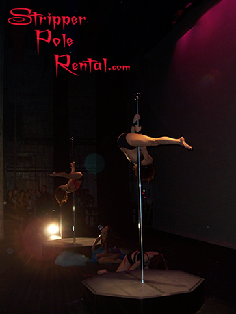 Professional Pole Dancers for Stripper Pole Rental