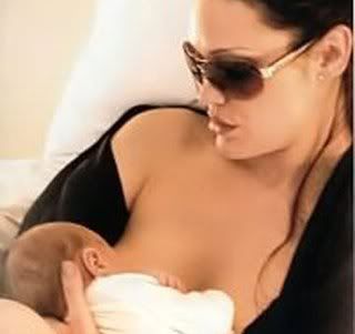 Angelina Jolie Breastfeeding