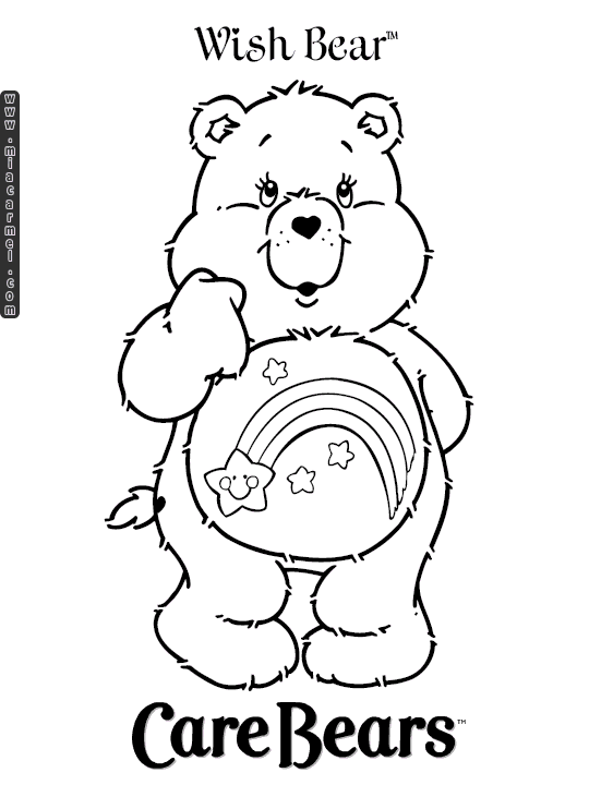 wish bear coloring pages - photo #11