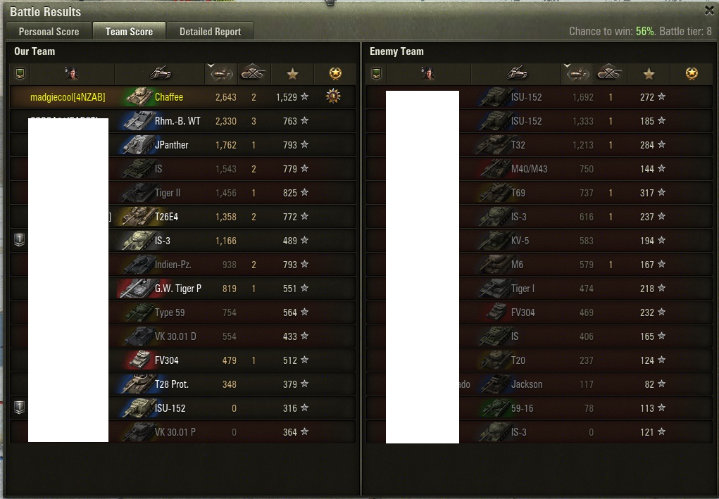 Wot chaffee 9.3 matchmaking