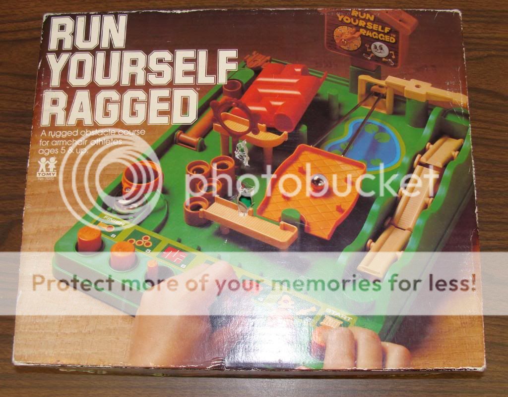 Run Yourself Ragged Game Tomy Board Game  