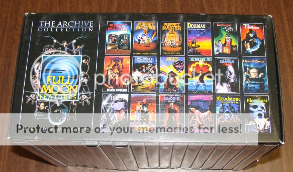   Features Archive Collection Charles Band 18 DVD Box Set Signed