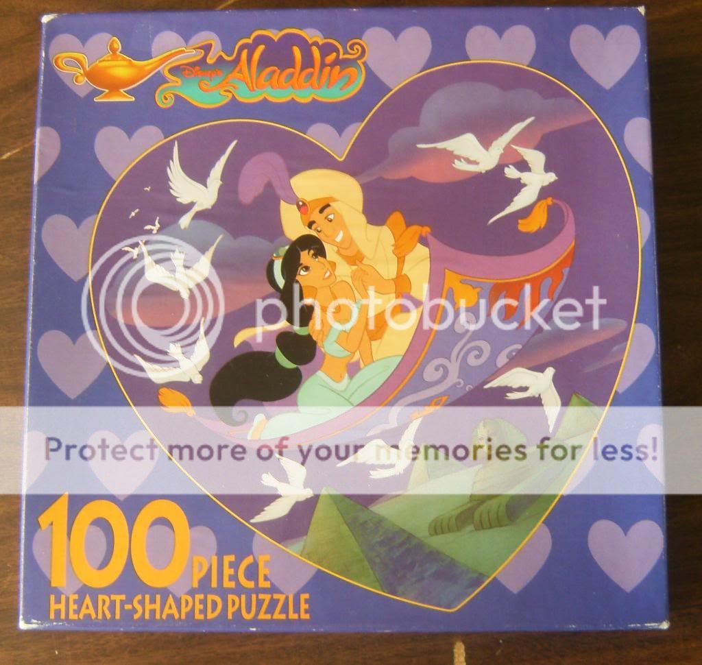   100 Piece Heart Shaped Parker Brothers Jigsaw Puzzle New Sealed  