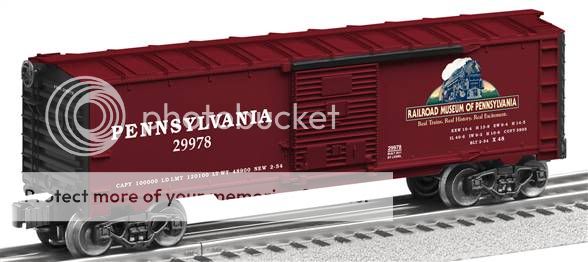 Lionel PRR Railroad Museum of Pennsylvania Boxcar # 6 29978  
