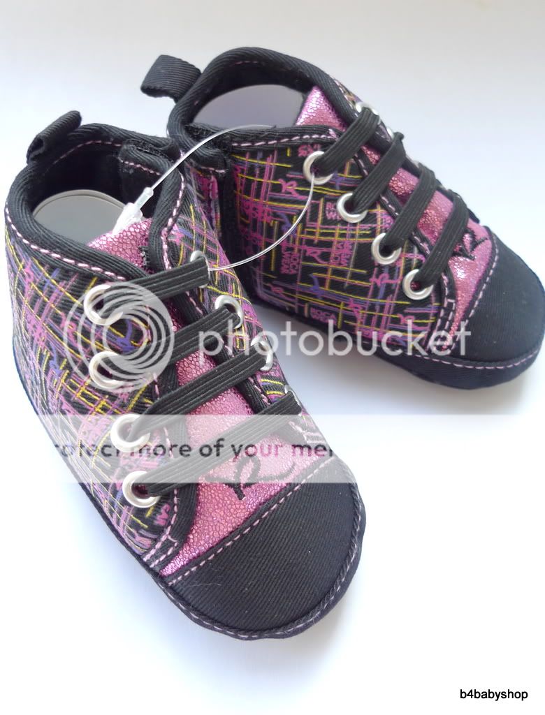 Baby girl colorful metallic RocaWear sneakers NWOT 6 9M  